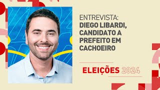 Eleições 2024  Entrevista com o Candidato a Prefeito de Cachoeiro Diego Libardi [upl. by Olshausen]