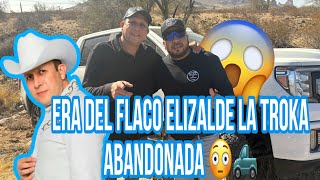 Era del cantante flaco Elizalde la camioneta abandonada en el desierto [upl. by Onilegna]