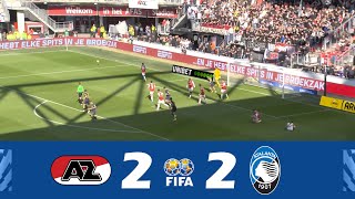 AZ Alkmaar vs Atalanta 22  Club Friendly 2024  Match Highlights [upl. by Esertap749]