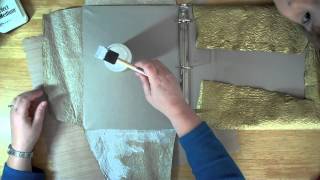 How to cover a vinyl binder [upl. by Ecnadnac]