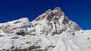 Scialpinismo Breithorn Novembre 2023 No funi [upl. by Frolick]