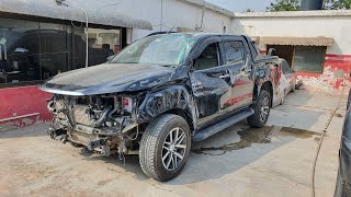 Toyota Hilux Revo Applied For 2021 Accident Restoration on Smart services [upl. by Leakim]