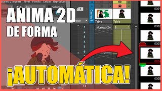 🚀 Cómo hacer Animaciones 2D AUTOMÁTICAS con Opentoonz [upl. by Abeh]