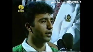 Saeed Anwar Interviewed after scoring 194 runs against India [upl. by Gideon]