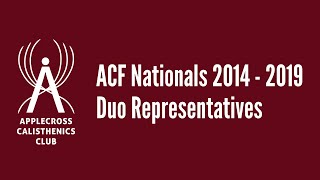 Applecross Calisthenics Club  2014  2019 Duos  ACF Nationals [upl. by Nihsfa]