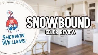 Sherwin Williams Snowbound  BETTER THAN ALABASTER [upl. by Wylde959]