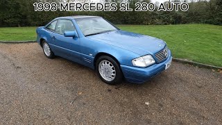 1998 MERCEDES SL 280 AUTO [upl. by Levey611]