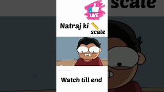 Natraj ki scale 📏 animation funnyshorts shortsfeed Hardtoonz22 NOTYOURTYPE RGBucketList [upl. by Druce]