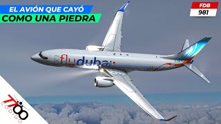 El Avión que cayó en picada a 800 KPH  Vuelo 981 de FlyDubai [upl. by Emiolhs568]