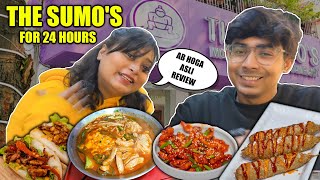 THE SUMOs for 24 Hours Challenge🤞⏲😋 SinfulFoodie Restaurant Review🤩🤞 Food Challenge [upl. by Traver]