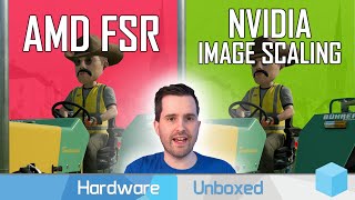 Nvidia Image Scaling vs AMD FSR vs DLSS  Which Works Best in Games [upl. by Ytsenoh]