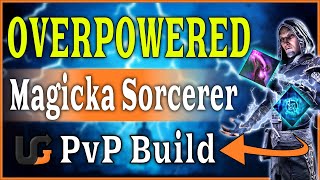 BEST PVP CLASS ESO magicka sorcerer pvp build  Update 43 [upl. by Atinet675]