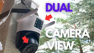 Review and Demo of ZOSI Dual Lens Security Camera [upl. by Yonatan]