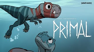 Fangs Babies Learn to Swim  Genndy Tartakovskys Primal  adult swim [upl. by Asilegna419]