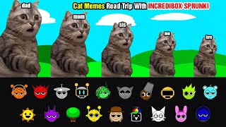 Cat Memes Family Road Trip With INCREDIBOX SPRUNKI [upl. by Philippine]