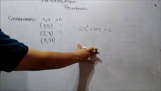 Interpolación polinomial [upl. by Yt]