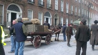 Matthew Macfadyen Behind the scenes of Ripper Street 22 May 2013 312 Dublin Ireland [upl. by Dulciana515]