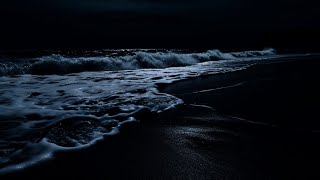 Ocean Sounds For Deep Sleeping With A Dark Screen And Rolling Waves [upl. by Cthrine]