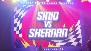 Fliptop Sinio Vs Shernan Bwelta Balentong theCrowd Fliptop [upl. by Najib786]