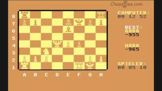 C64 Chess  Input Schach German  Opening Philidor Defence Hanham Variation [upl. by Westley]