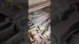 Diesel fuel injector compression leakage 🙄😲 mechanic shorts [upl. by Anihsak]