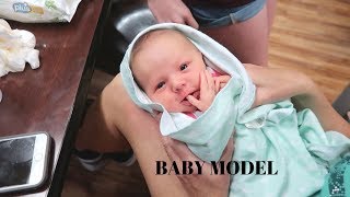 12 DAY OLD BABY MODEL [upl. by Hartzke]