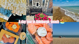 A day tour in Aldeburgh Beach 🏖️  United Kingdom 🇬🇧  beach tour [upl. by Naujak]