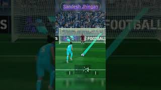 sandesh Jhingan best penalty kick 💥💯💯viral shortteranding new short GW BULLET [upl. by Hough]