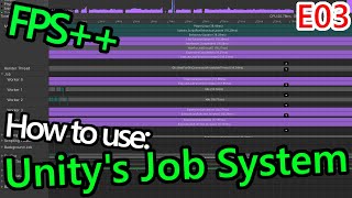 How To Multithread Your Code With Unitys JOB SYSTEM E03 IJobParallelForTransform [upl. by Ulrica357]