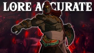 Lore Accurate Ganondorf TotK Final Battle [upl. by Binetta]