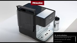 Kaffeevollautomat CM6  Entkalken I Miele [upl. by Ximenez]