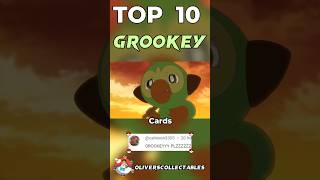 Top 10 Best Grookey cards shorts pokemon [upl. by Avrom398]