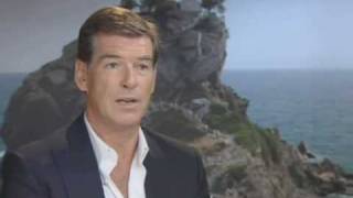 Pierce Brosnan Talks Mamma Mia [upl. by Eyt542]