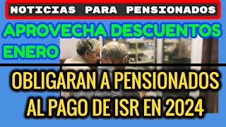 cobro de impuestos a pensionados 2024 nueva reforma pension noticias issste imss amlo [upl. by Richmond176]