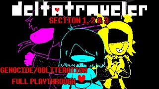 DELTATRAVELER v3 Genocide SECTION 1 2 amp 3 PLAYTHROUGH  No Commentary  Secrets  Secret Boss [upl. by Farika]