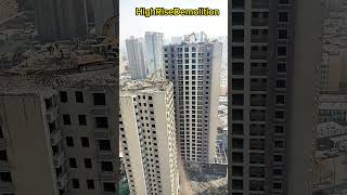 Incredible HighRise Demolition Watch This Tower Come Down Brick by Brick shorts [upl. by Lodge]