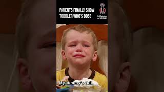 Parents finally show toddler whos boss 🫡 supernanny jofrost childcare family [upl. by Gilburt298]