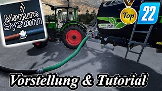 LS22 Top Mod Manure System für mehr Realismus  Vorstellung amp Tutorial [upl. by Carita]