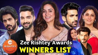 Zee Rishtey Awards Winner List  Best Jodi  Best Maa  Most Loving Character Male and Female [upl. by Enimrac]