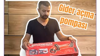 ROTHENBERGER ROPUMP SUPER PLUS 2024 GİDER AÇMA POMPASI [upl. by Ataeb]