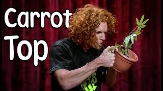 Carrot Top doing Hilarious Prop Comedy on The Late Late Show [upl. by Acilejna]