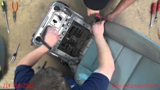 2005  2009 Ford Mustang Driver Bottom and Top Leather Installation Video [upl. by Eenattirb957]