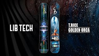 TRICE GOLDEN ORCA  20212022 LIB TECH SNOWBOARD [upl. by Daveda709]