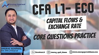 CFA L1 Economics Capital Flows amp Exchange Rate Core Questions Practice [upl. by Arotak]