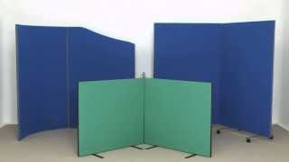 Budget Office Divider Screens  Office Furniture Screens from Go Displays [upl. by Robby410]