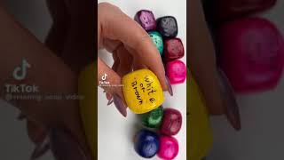 Tiktok Clay Cracking ASMR  Guess the Colour [upl. by Wolliw923]