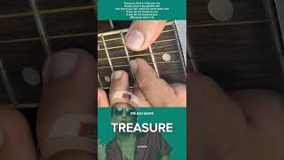 BRUNO MARS  TREASURE  QUICK GUITAR TUTORIAL [upl. by Jadd]