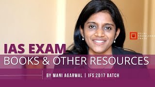 IAS Exam  Books and other Resources  By Mani Agarwal  IFS 2017 Batch [upl. by Auginahs]