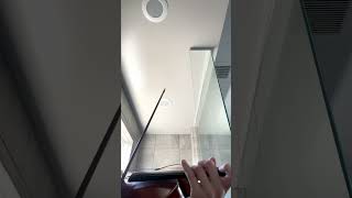 Dvorak Violin Concerto  Trying out my shower acoustics PART 1 shorts classicalmusic violin [upl. by Meg464]