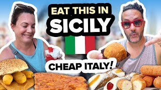 20 Sicilian Street Food Tour in PALERMO Italy 🤤 OMG The Best Food to Eat in Sicily [upl. by Asusej885]